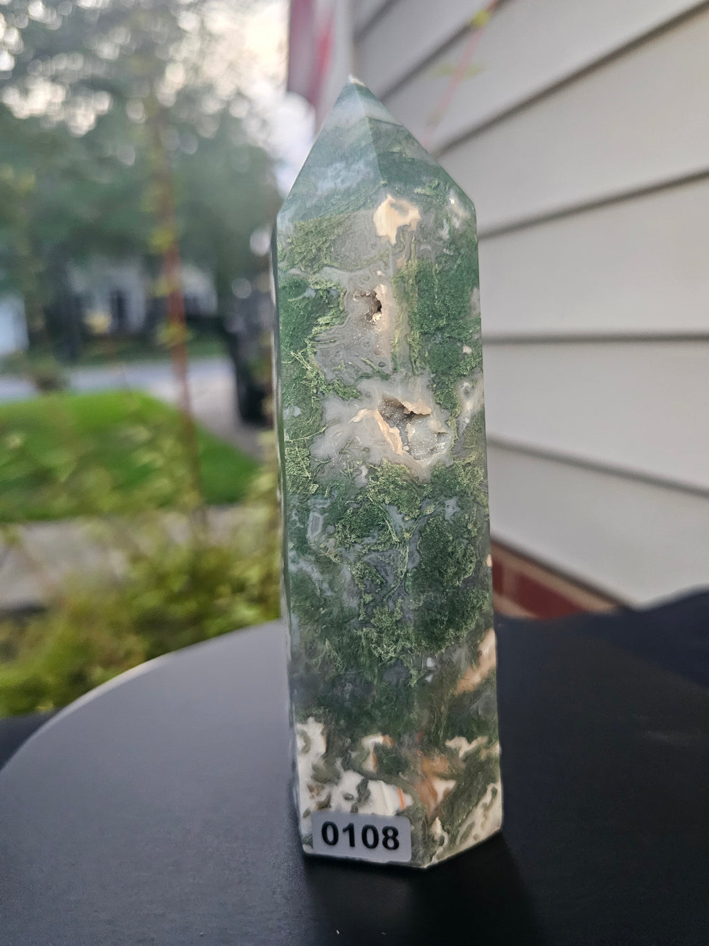 🌿✨ Moss Agate Tower 108 ✨🌿