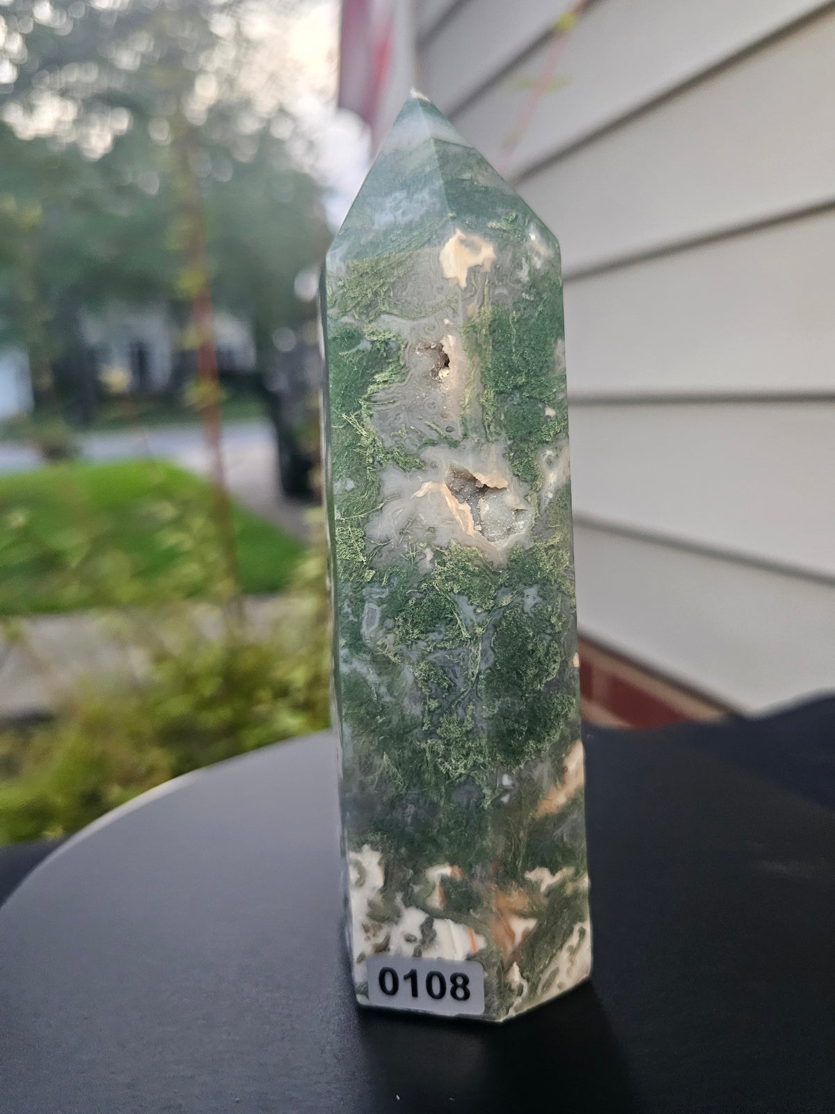 🌿✨ Moss Agate Tower 108 ✨🌿