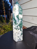 🌿✨ Moss Agate Statement Tower 116 ✨🌿