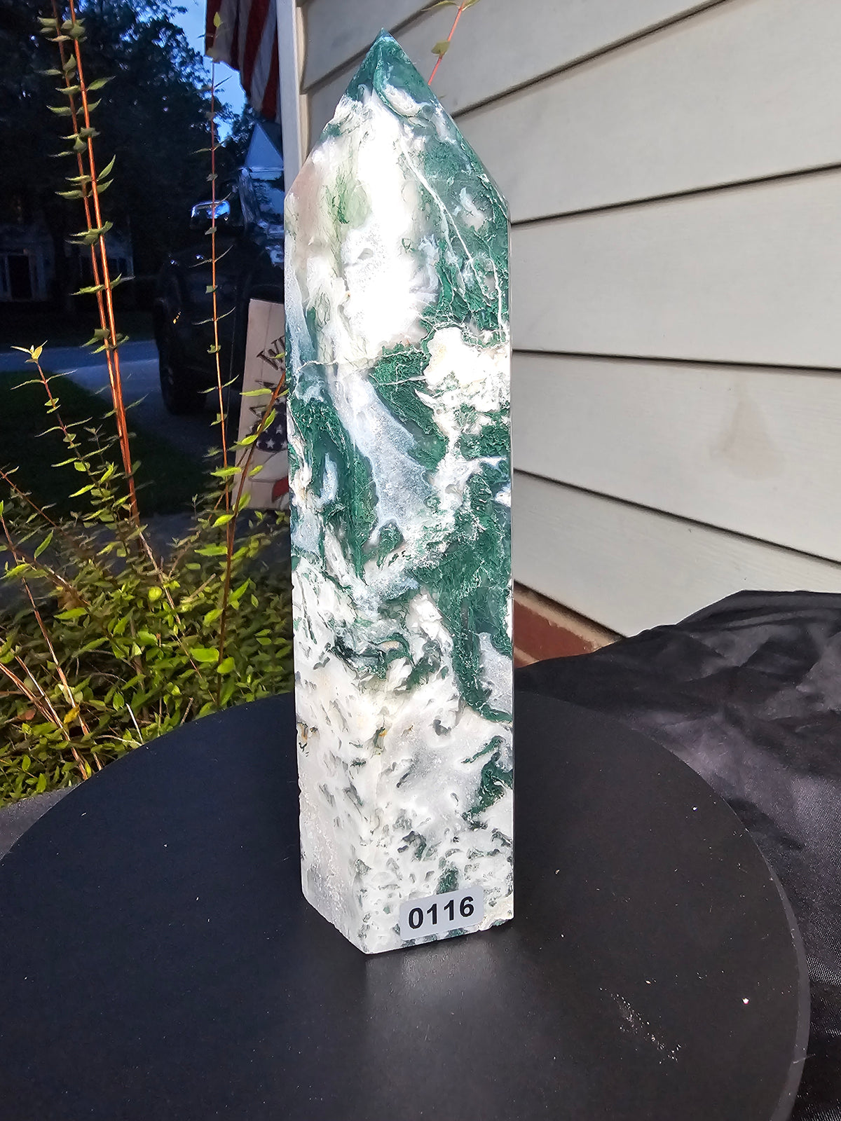 🌿✨ Moss Agate Statement Tower 116 ✨🌿