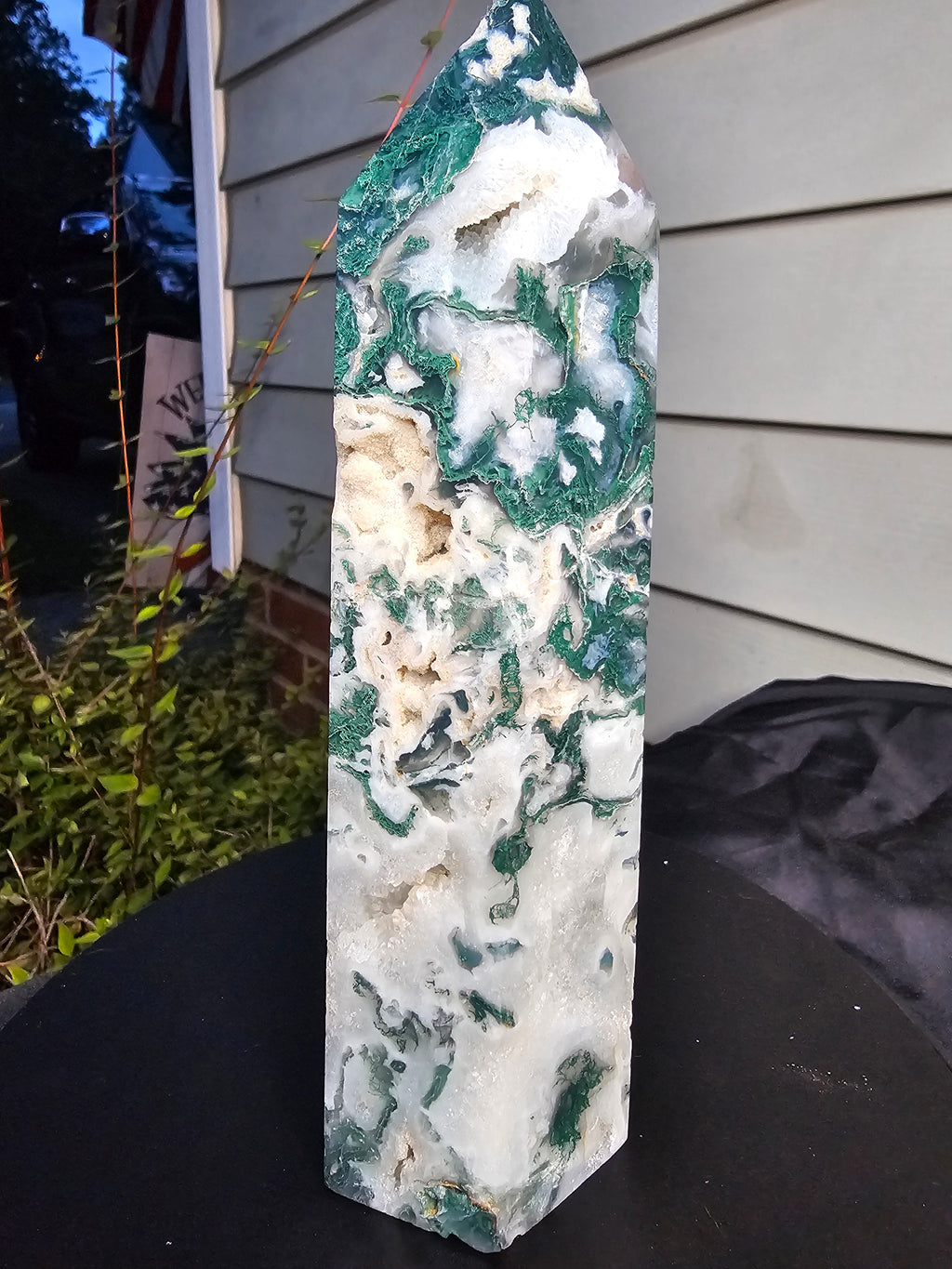 🌿✨ Moss Agate Statement Tower 116 ✨🌿