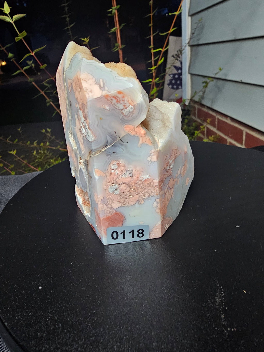 ✨ Druzy Cotton Candy Agate Tower / Freeform 118 ✨