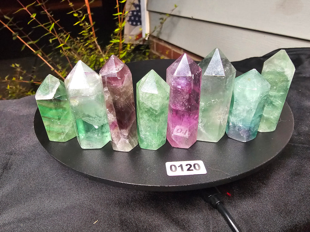 💜💚 Rainbow Fluorite Towers — Pick Your Own 120💚💜