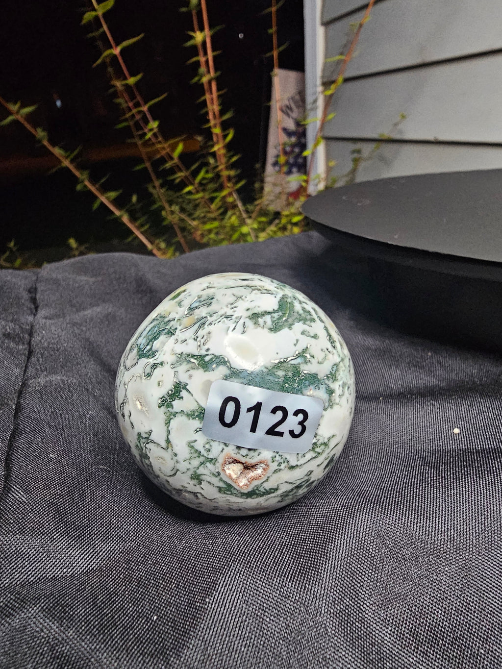 🌿✨ Moss Agate Sphere 123 ✨🌿