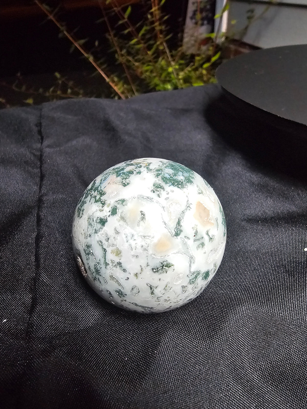 🌿✨ Moss Agate Sphere 123 ✨🌿