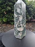 🌿✨ Moss Agate Statement Tower 127 ✨🌿