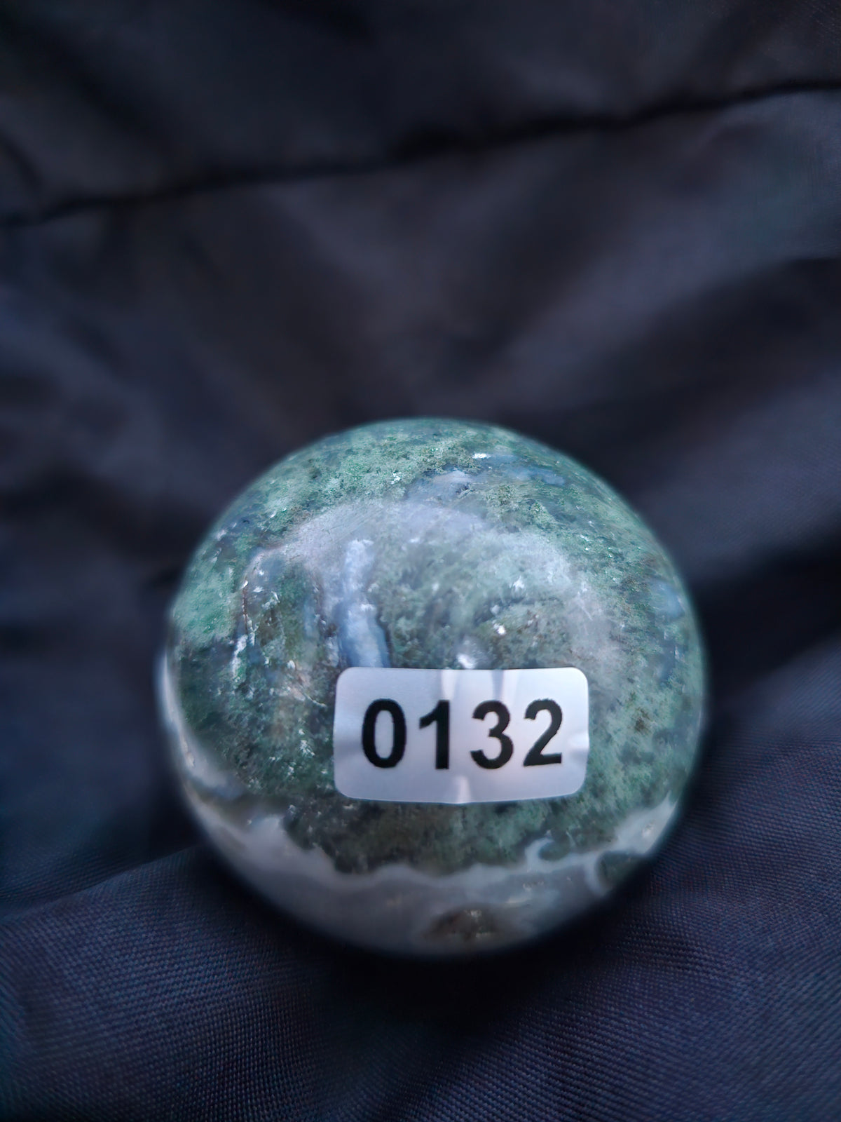 🌿 Moss Agate Sphere 132 🌿