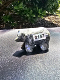 🐻 Larvikite Bear Carving – #0147