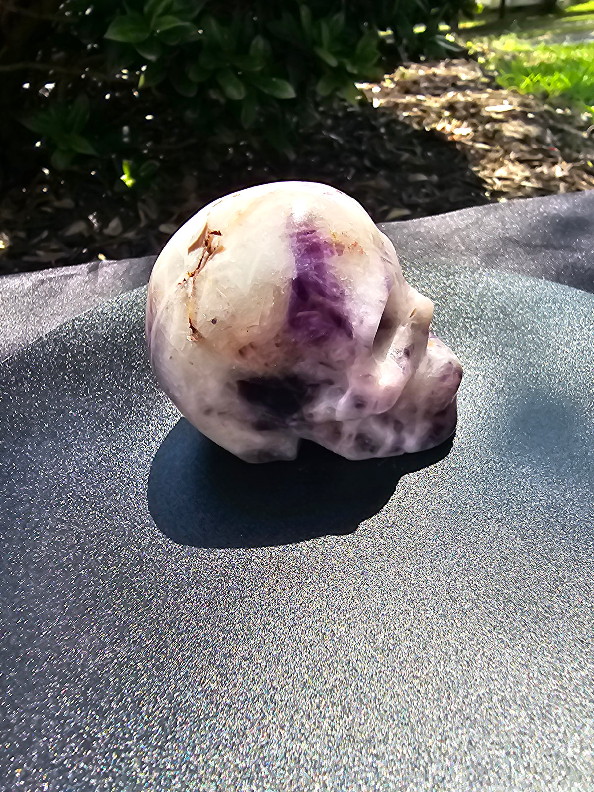 💜 Chevron Amethyst Skull 151