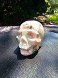 🤍 Agate Skull 0157