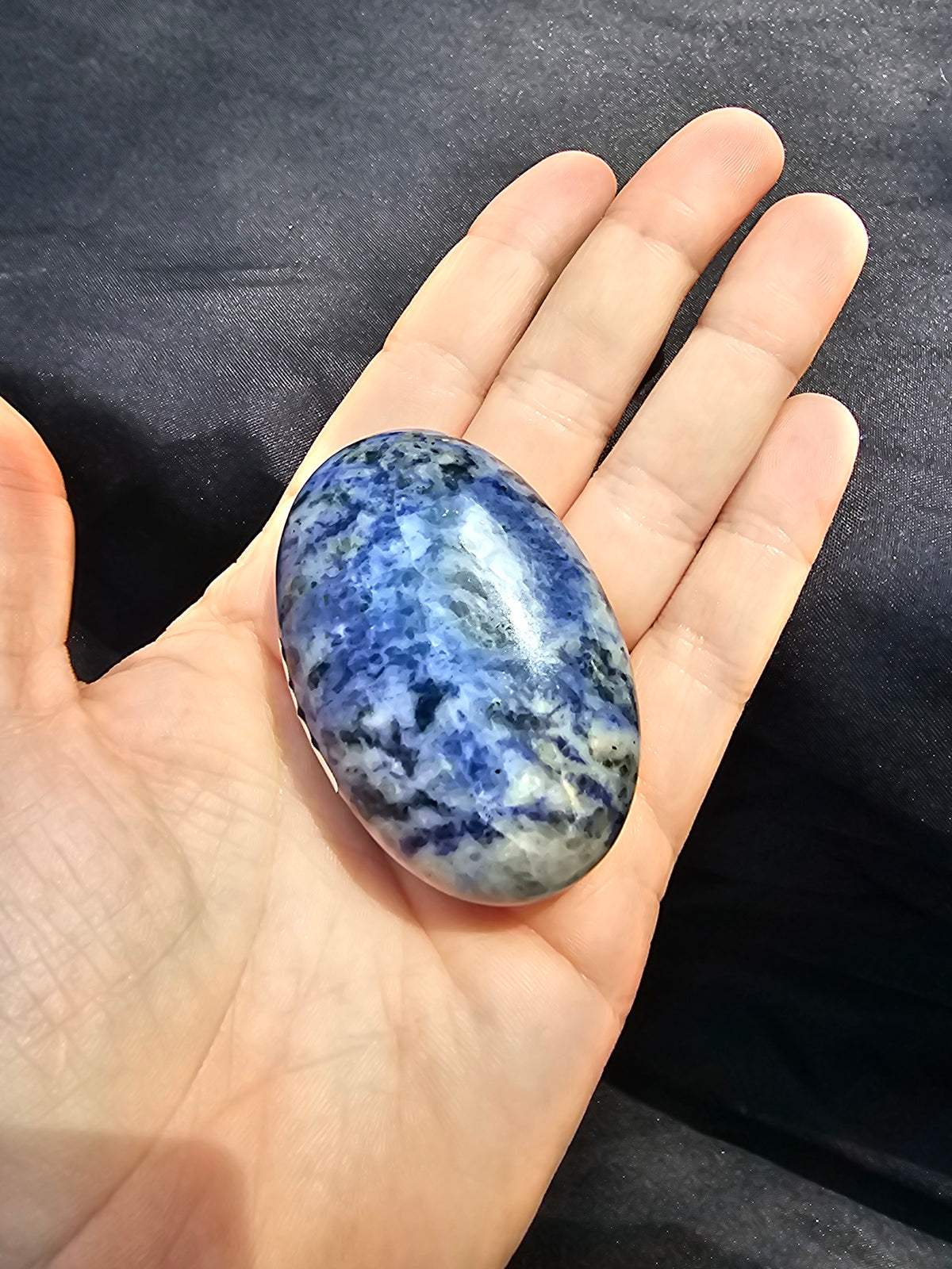 💙 Sodalite Palm Stone #0164