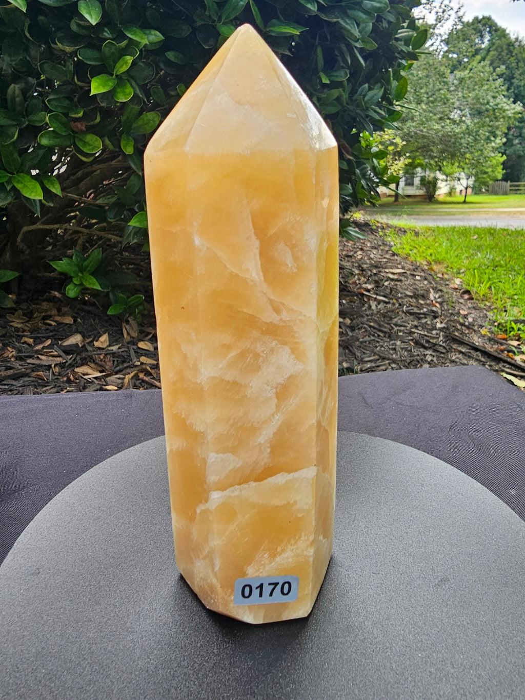 🍯 Golden Honey Calcite Tower #0170