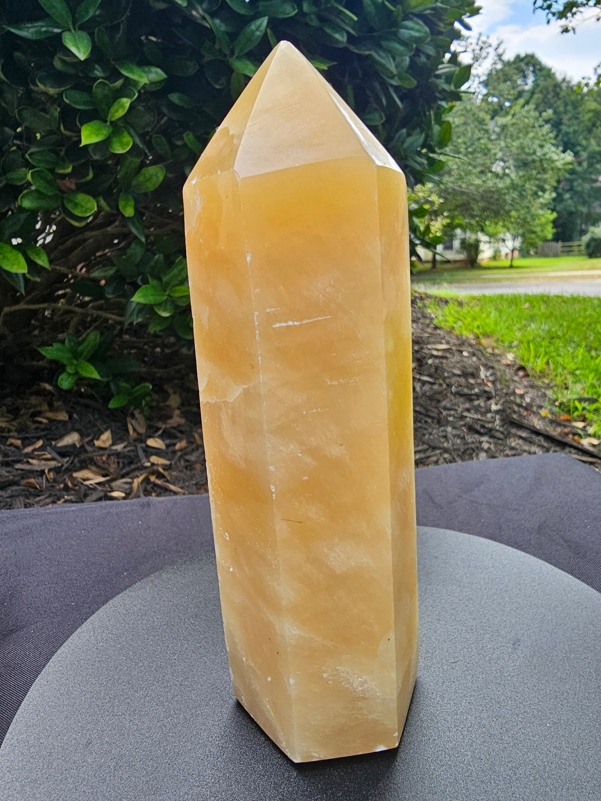 🍯 Golden Honey Calcite Tower #0170
