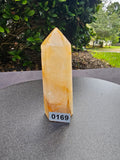 🍯 Golden Honey Calcite Tower #0169