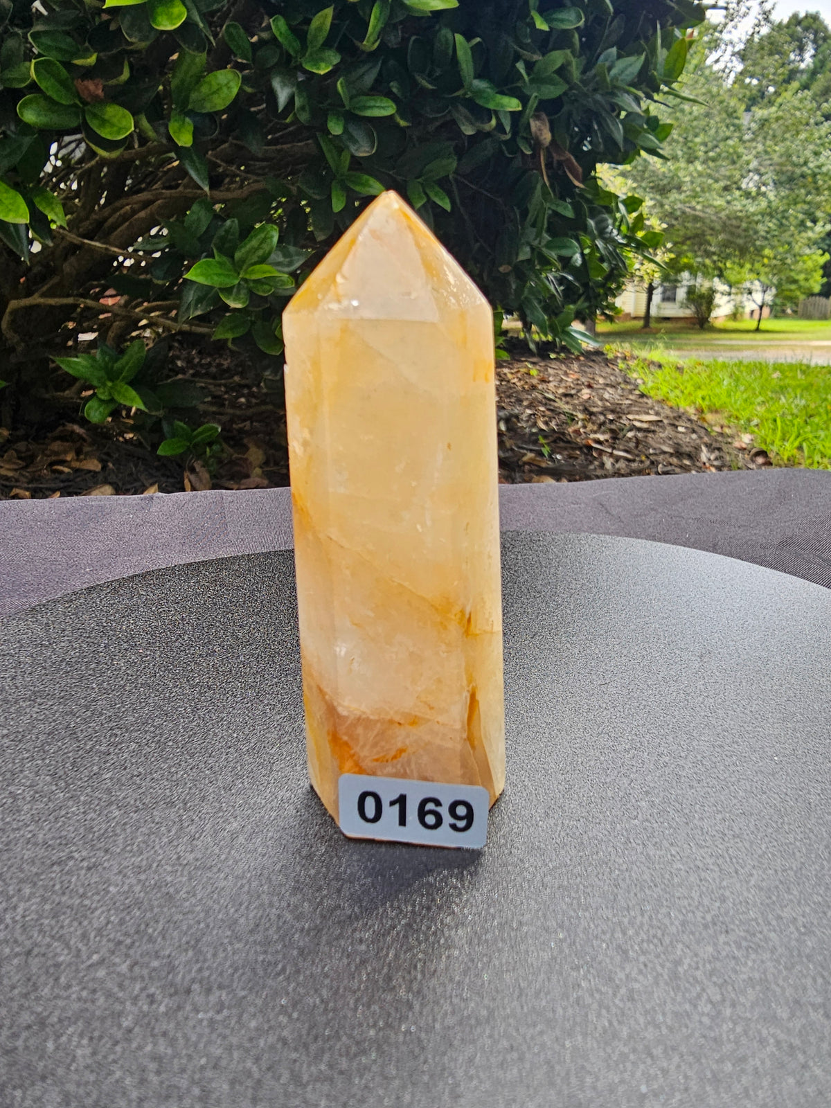 🍯 Golden Honey Calcite Tower #0169