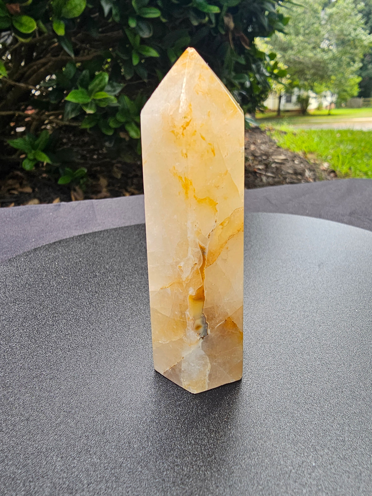 🍯 Golden Honey Calcite Tower #0169