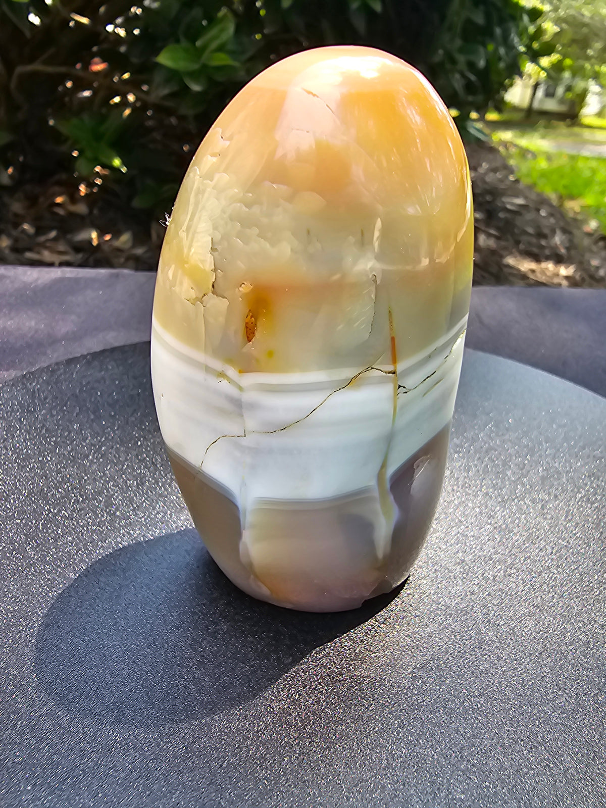 🌅✨ Banded Agate Freeform — #0179