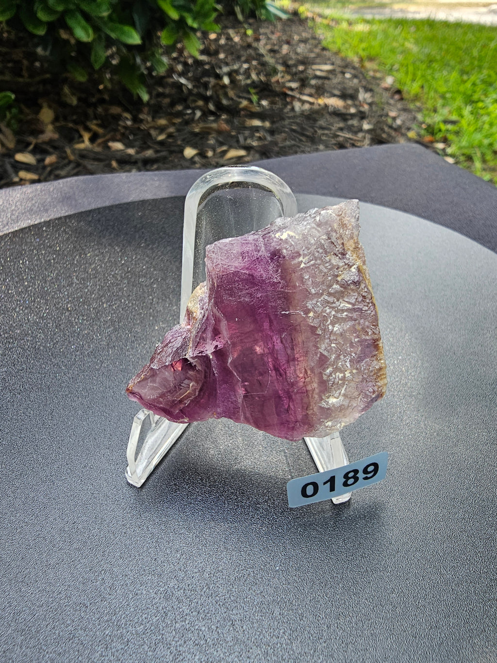 💜💚 Fluorite Slab #0189