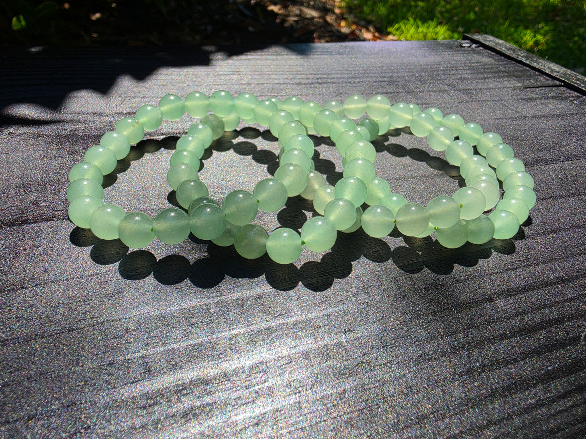 🌿✨ Green Aventurine Crystal Bracelet