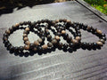 🌑✨ Silver Sheen Obsidian Crystal Bracelet