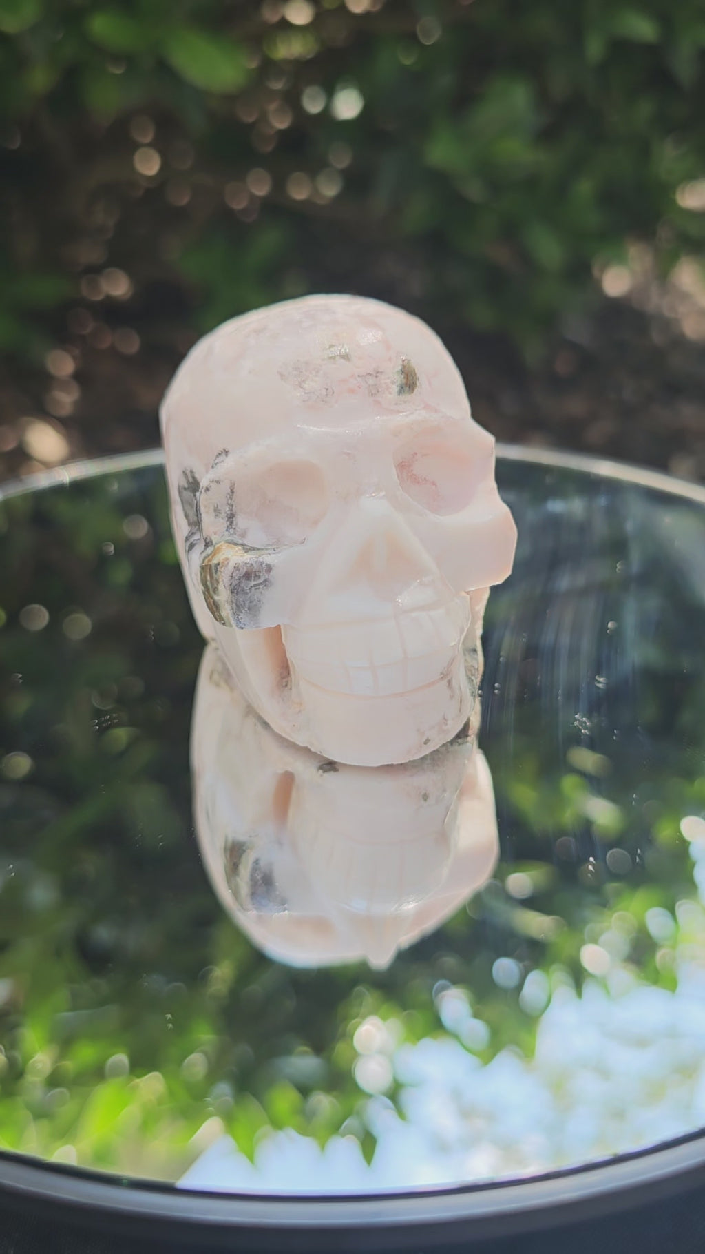 🤍 Agate Skull 0157