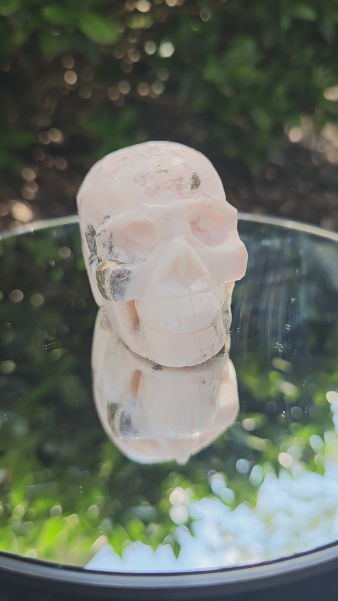 🤍 Agate Skull 0157