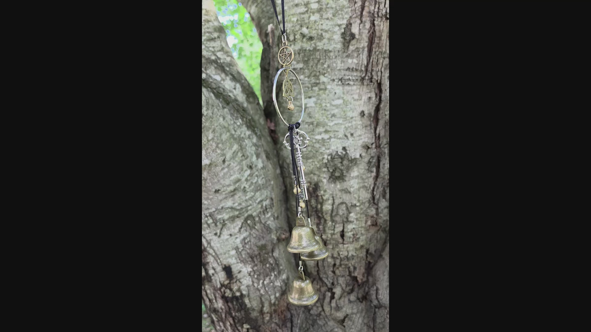🔔 Triquetra Protection Witch Bell