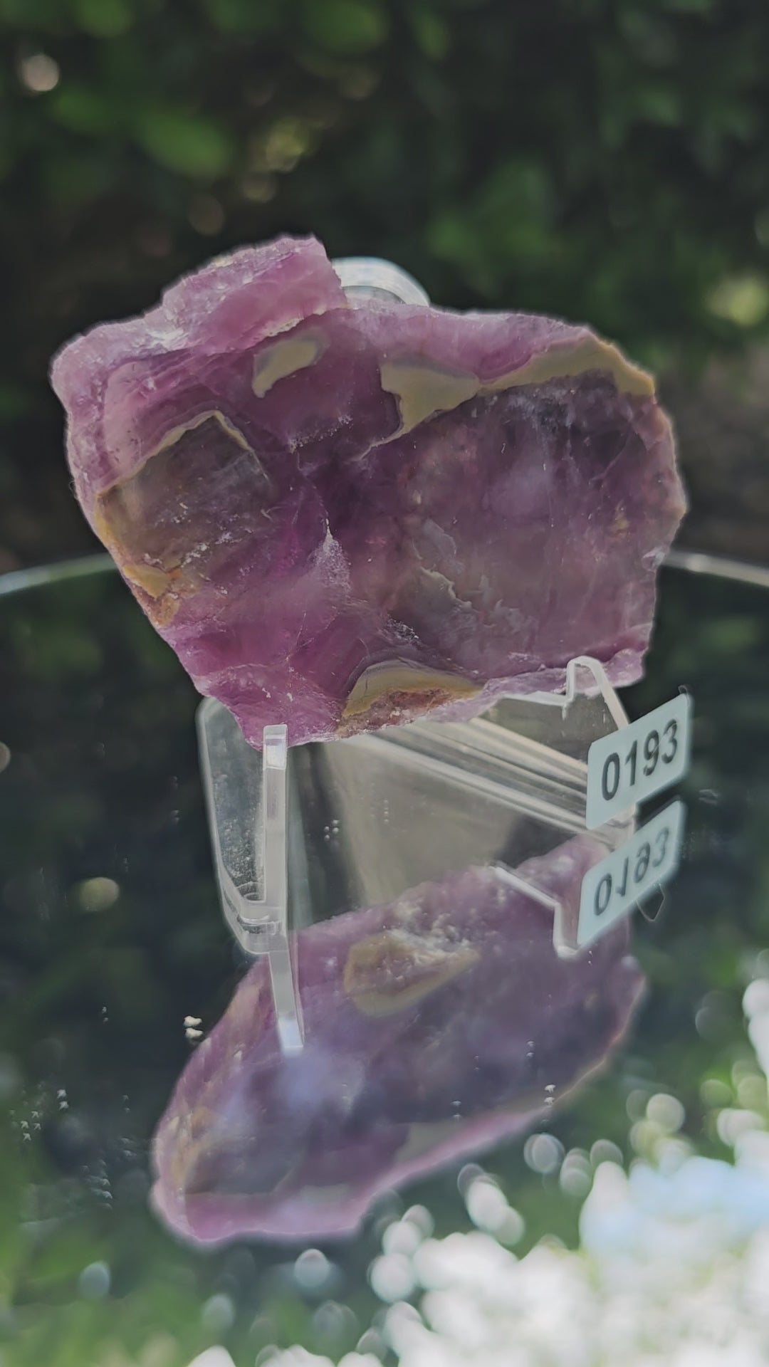 💜💚 Fluorite Slab #0193