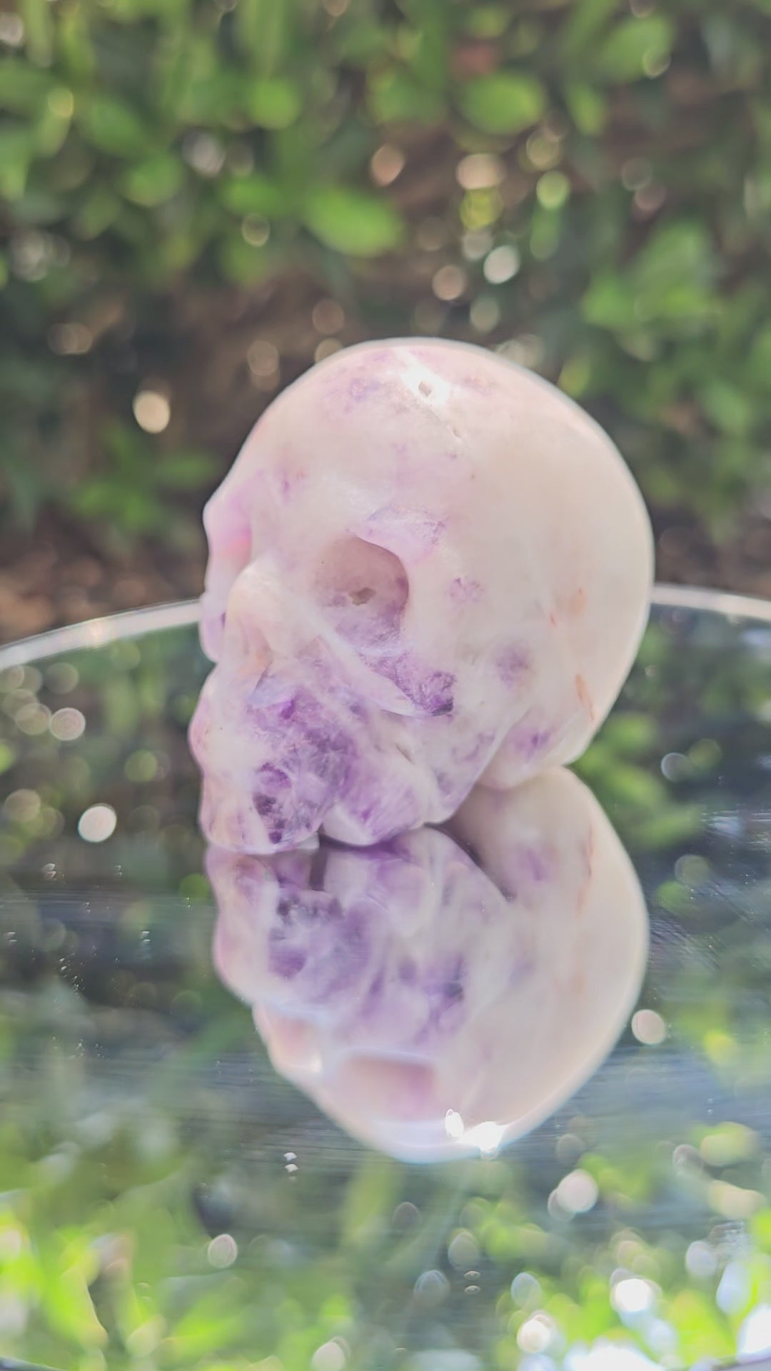 💜 Chevron Amethyst Skull 151
