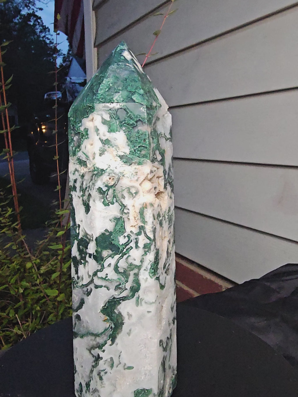 🌿✨ Moss Agate Statement Tower 116 ✨🌿