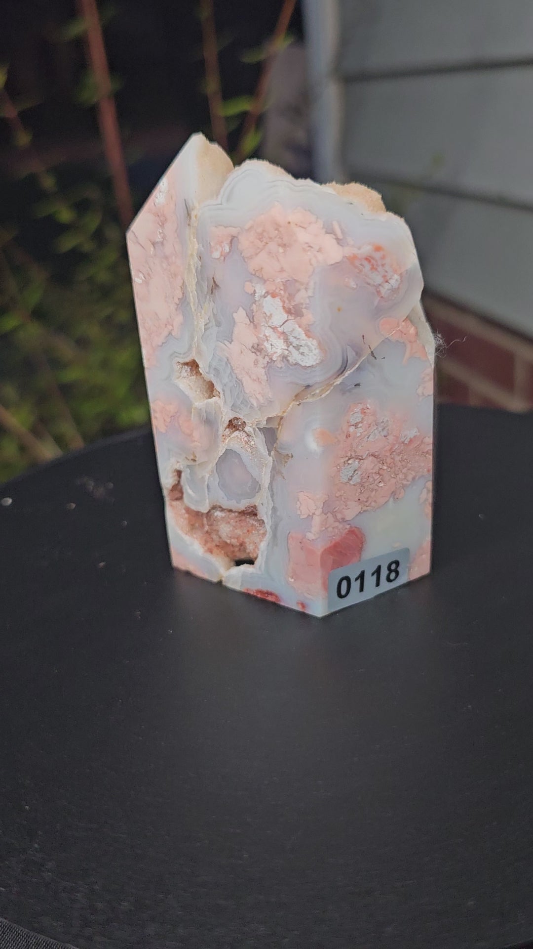 ✨ Druzy Cotton Candy Agate Tower / Freeform 118 ✨