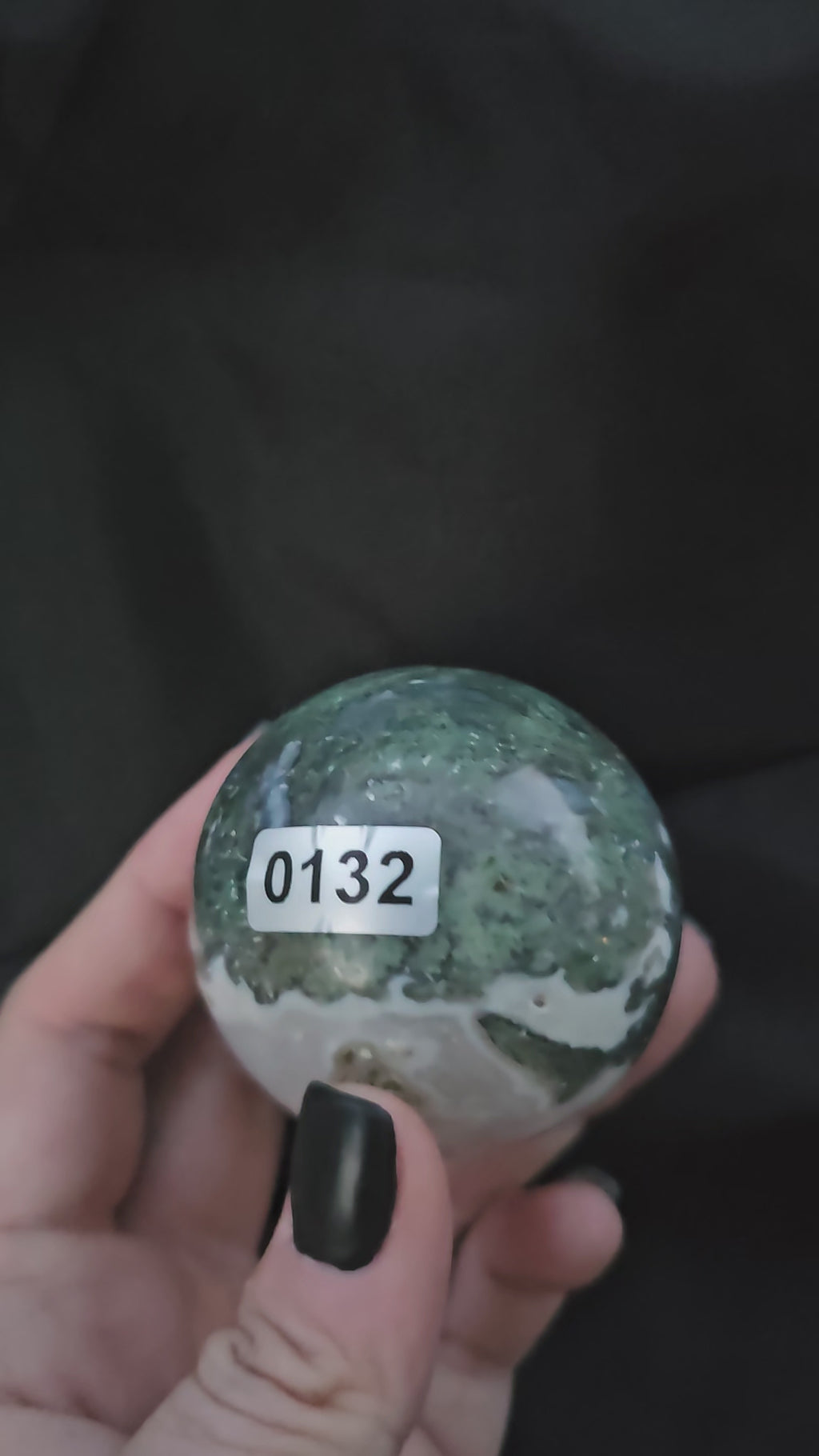 🌿 Moss Agate Sphere 132 🌿