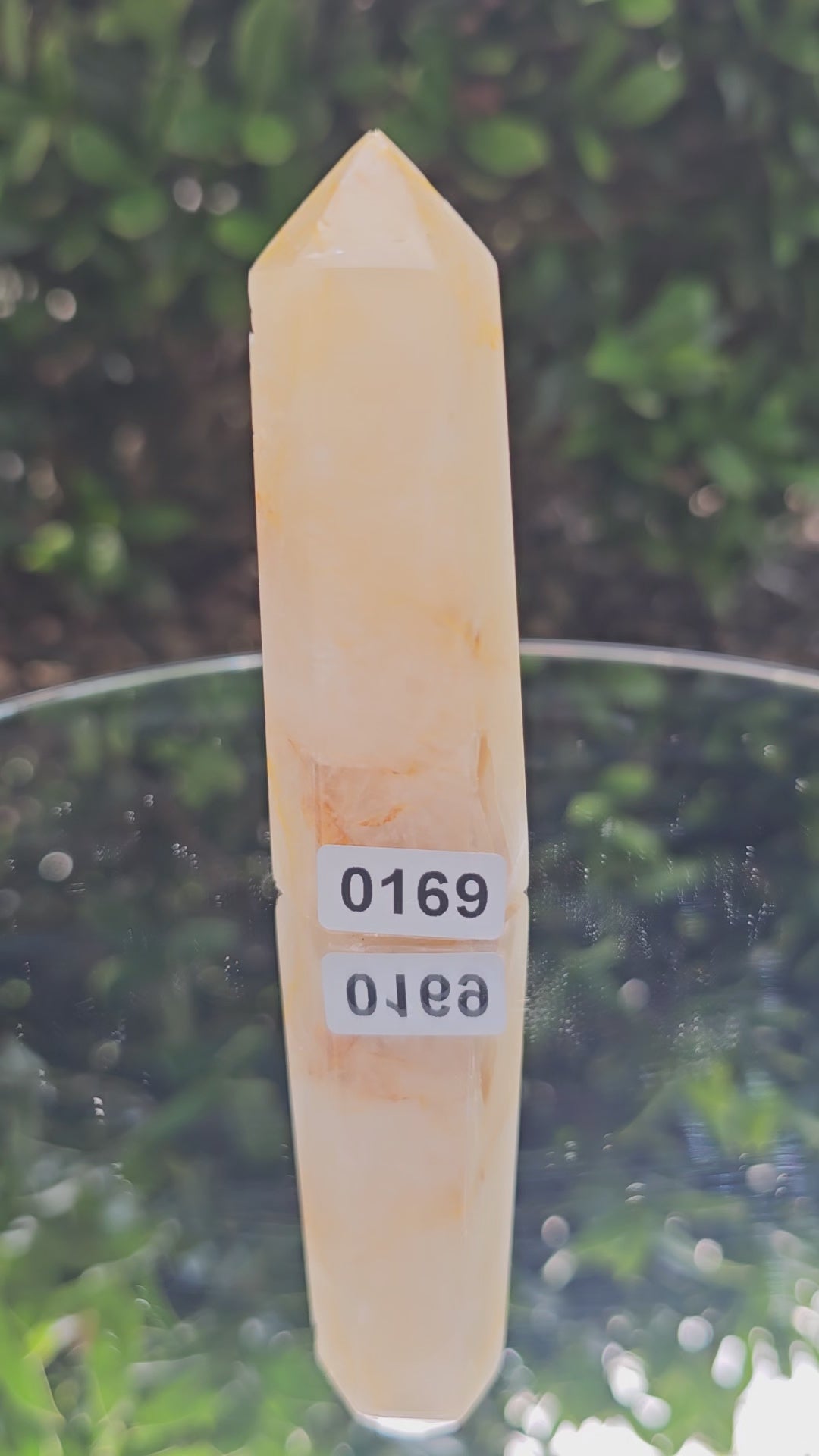 🍯 Golden Honey Calcite Tower #0169