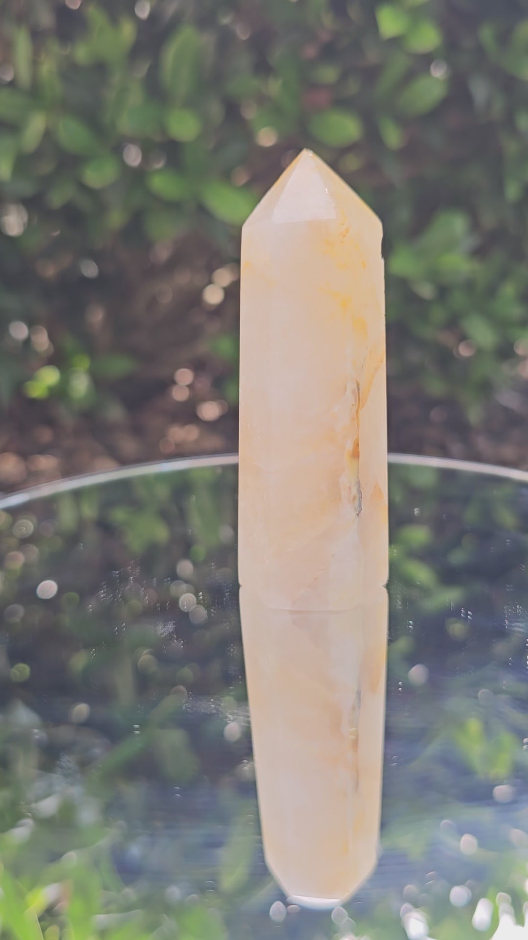 🍯 Golden Honey Calcite Tower #0169